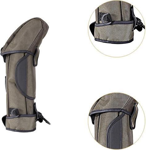 Bird Watching Telescope Bag Green Versatile Shock Absorbing Nylon Spotting Scope Organization Portable for Travel Hiking, 80 mm Mouth in Saudi Arabia