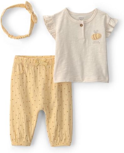 Carter's Baby Girls' 3-piece Pant Set in Kuwait