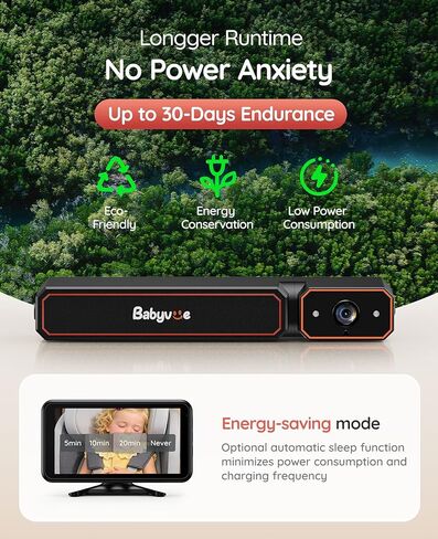 كاميرا سيارة لاسلكية للأطفال من Babyvue، إعداد سهل بخطوتين، شاشة 5.2 بوصة، رؤية ليلية بالأشعة تحت الحمراء بدقة 1080 بكسل، مشبك أو حزام تثبيت، تكبير 3X، كاميرا المقعد الخلفي للطفل in Kuwait