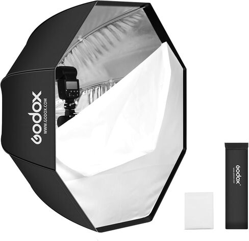 Godox 47.3" / 120cm Octagon Umbrella SoftBox with Carrying Bag Portable Octabox for Studio Photography Flash Speed Light in Kuwait