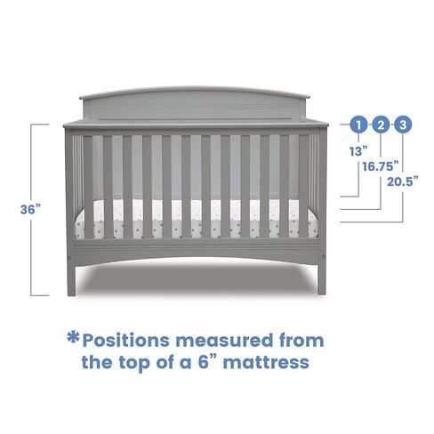 Delta Children Archer 4-in-1 Crib, Bianca in Saudi Arabia