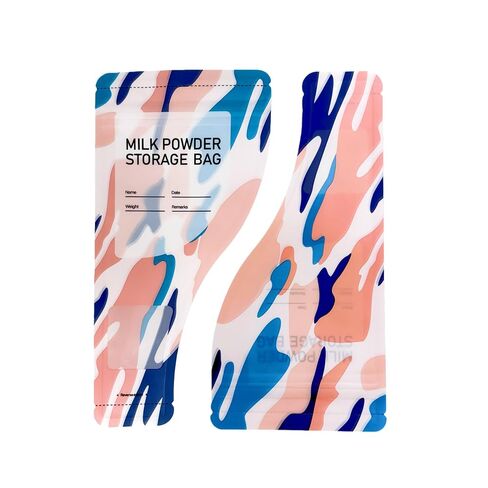 30 Pack 3.94x7.87 inch Writable Bulk Disposable Powder Bags for Travel Sample Dispenser Baby Formula Storage Container Transparent Window Portable Protein Powder Leakproof Pouches in Kuwait