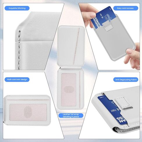 for MagSafe Wallet Stand, Multi-Slot,Compatible with iPhone Series, Super Strong Magnetism Strength, Slim, Features a Magnetic Ring, Compatible with Most Smartphones.Stylish Phone Wallet in Saudi Arabia