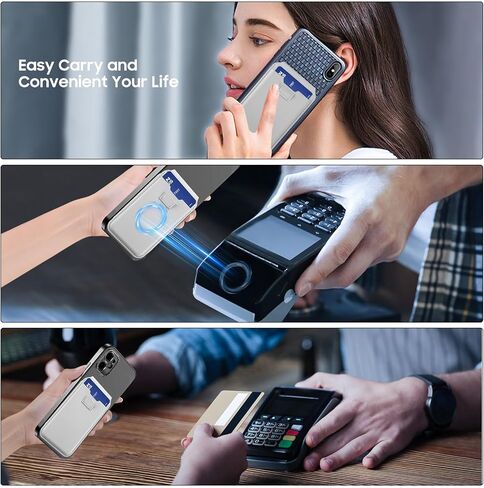for MagSafe Wallet Stand, Multi-Slot,Compatible with iPhone Series, Super Strong Magnetism Strength, Slim, Features a Magnetic Ring, Compatible with Most Smartphones.Stylish Phone Wallet in Saudi Arabia