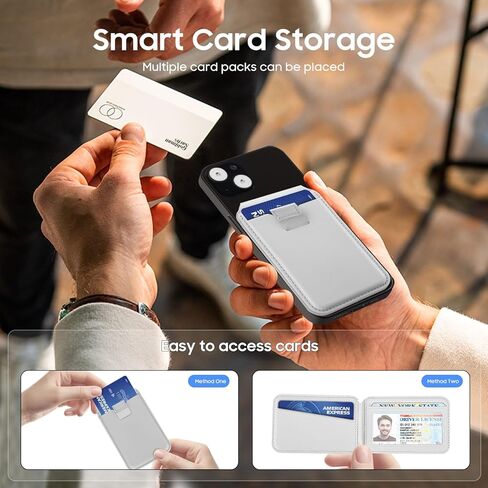 for MagSafe Wallet Stand, Multi-Slot,Compatible with iPhone Series, Super Strong Magnetism Strength, Slim, Features a Magnetic Ring, Compatible with Most Smartphones.Stylish Phone Wallet in Saudi Arabia