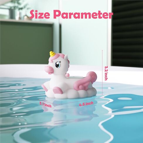 Baby Bath Thermometer Newborn Digital Unicorn Baby Bath Temperature Thermometer for Infant Bathtub Water Floating Rubber Toy WP01 in Kuwait
