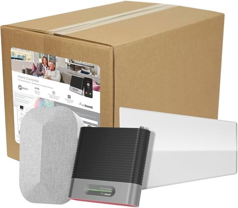 weBoost Home MultiRoom - معزز إشارة الهاتف الخليوي | يعزز شبكات 4G LTE و5G حتى 5000 قدم مربع لجميع شركات النقل الأمريكية - Verizon وAT&T وT-Mobile والمزيد | صنع في الولايات المتحدة | معتمدة من لجنة الاتصالات الفيدرالية (الطراز 470144) in Kuwait