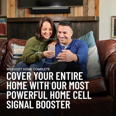 weBoost Home MultiRoom - معزز إشارة الهاتف الخليوي | يعزز شبكات 4G LTE و5G حتى 5000 قدم مربع لجميع شركات النقل الأمريكية - Verizon وAT&T وT-Mobile والمزيد | صنع في الولايات المتحدة | معتمدة من لجنة الاتصالات الفيدرالية (الطراز 470144) in Kuwait