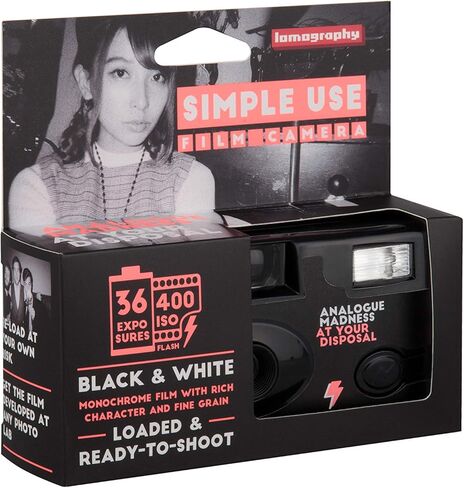Lomography استخدام بسيط كاميرا فيلم قابلة لإعادة التحميل فيلم أبيض وأسود in Kuwait