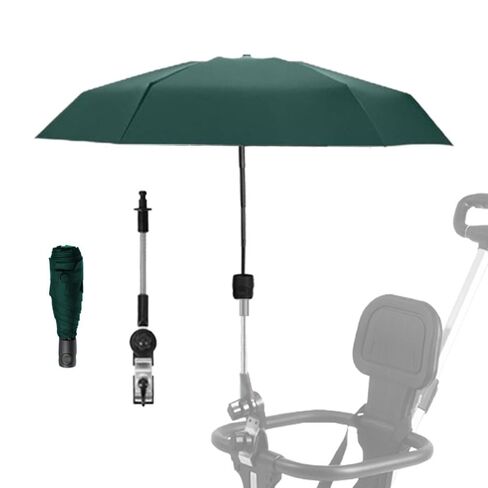 Adjustable Steering Angle, Clip-On All-Round Protection, Convenient and Lightweight, for Sun Protection Lightweight, Easy to Install, Stroller Umbrella, Baby Umbrella Stroller Accessory(Pink) in Kuwait