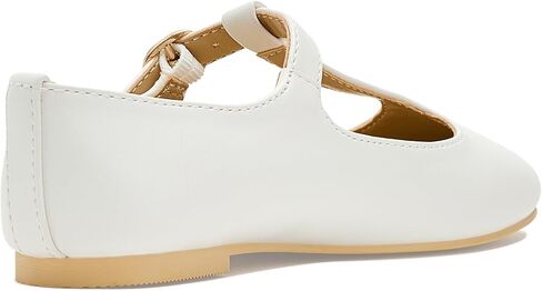 Janie and Jack Baby-Girls White Mary Jane Flat (Toddler/Little Kid/Big Kid) in Saudi Arabia