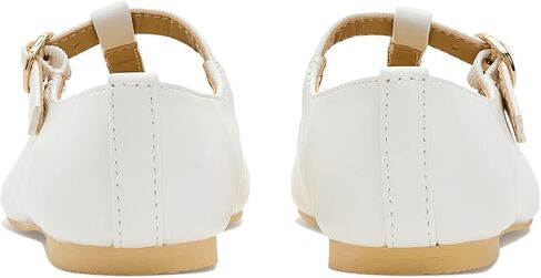 Janie and Jack Baby-Girls White Mary Jane Flat (Toddler/Little Kid/Big Kid) in Saudi Arabia