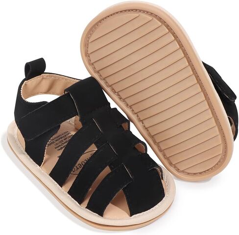 Baby Walking Shoes Summer Closed Toe Sandals for Boys and Girls, Soft Sole Lightweight First Walker Shoes with Breathable Upper for Indoor and Outdoor in Saudi Arabia