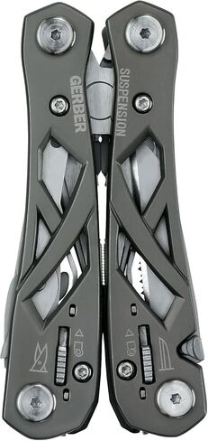 أداة Gerber Gear Suspension-NXT 15 في 1 EDC متعددة مع سكين جيب، كماشة أنف إبرة وأدوات تقشير الأسلاك، هدايا للرجال، معدات البقاء والتخييم، من الفولاذ المقاوم للصدأ in Saudi Arabia