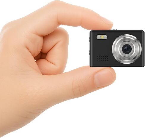 Mini Camera 1080P HD Video Recorder – Keychain Digital Camcorder with 64GB Card, 0.96" HD Display, Long Battery Life, Ultra-Portable Tiny Camera for Travel/Vlog/Night Shots, Ideal Gift, Pink in Saudi Arabia