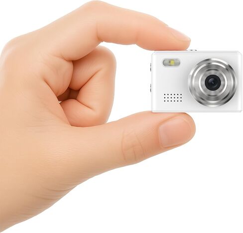 Mini Camera 1080P HD Video Recorder – Keychain Digital Camcorder with 64GB Card, 0.96" HD Display, Long Battery Life, Ultra-Portable Tiny Camera for Travel/Vlog/Night Shots, Ideal Gift, Pink in Saudi Arabia