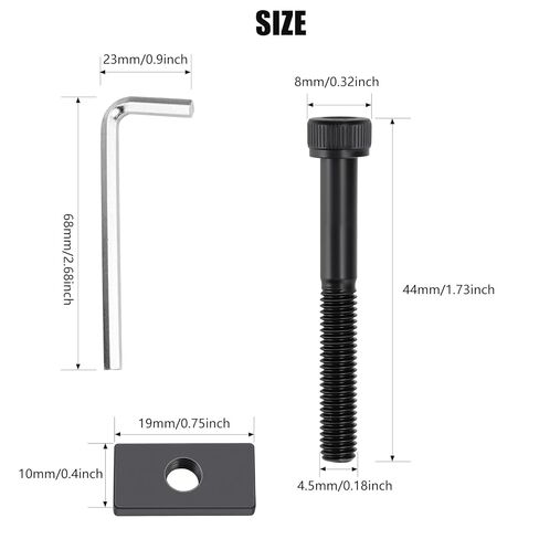 6 Set Screws Hardware Replacement Kit Compatible with Stokke Tripp Trapp High Chair,12.9 Grade Alloy Steel Screws with Hex Key, High Chair Attaching Accessories in Kuwait