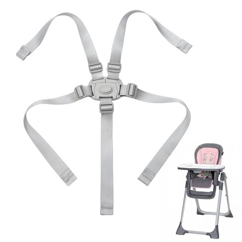 Replacement High Chair Straps Compatible with Baby Trend Graco High Chair, Harness Straps Fit for Graco Chicco Babytrend Jeep Milestone High Chair Foldable and More Highchair Accessories（Only Straps） in Kuwait