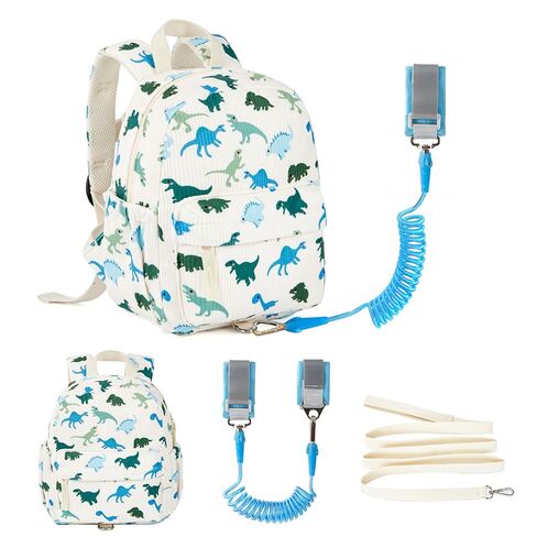 Corduroy Toddler Backpack with Detachable Leash and Anti-Lost Wrist Link, Safety Harness Walking Backpack for Toddler Boys Girls 1-3, Cute Floral Travel Backpack with Leash for Kids in Saudi Arabia