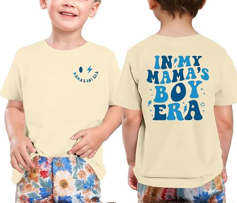 CAZYCHILD Mommy and Me Shirts Mommy and Son Matching Outfits Mommy and Newborn Shirts Mother’s Day Gifts New Mom Life Tops in Kuwait