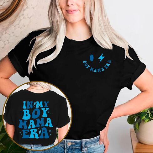 CAZYCHILD Mommy and Me Shirts Mommy and Son Matching Outfits Mommy and Newborn Shirts Mother’s Day Gifts New Mom Life Tops in Kuwait