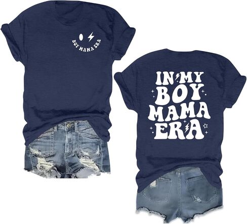 CAZYCHILD Mommy and Me Shirts Mommy and Son Matching Outfits Mommy and Newborn Shirts Mother’s Day Gifts New Mom Life Tops in Kuwait