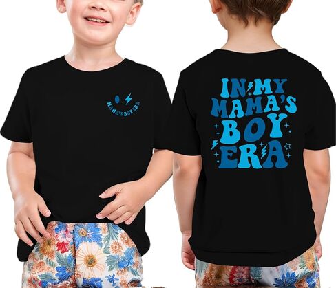 CAZYCHILD Mommy and Me Shirts Mommy and Son Matching Outfits Mommy and Newborn Shirts Mother’s Day Gifts New Mom Life Tops in Kuwait