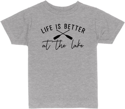 Lake Life is Better Toddler Kids T-Shirt in Saudi Arabia