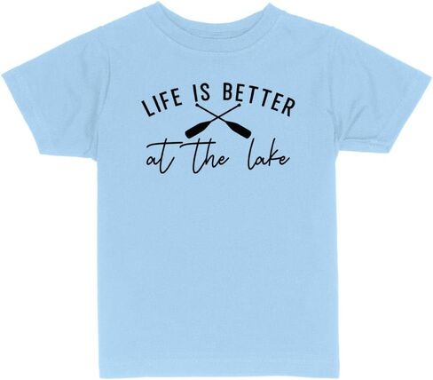 Lake Life is Better Toddler Kids T-Shirt in Saudi Arabia