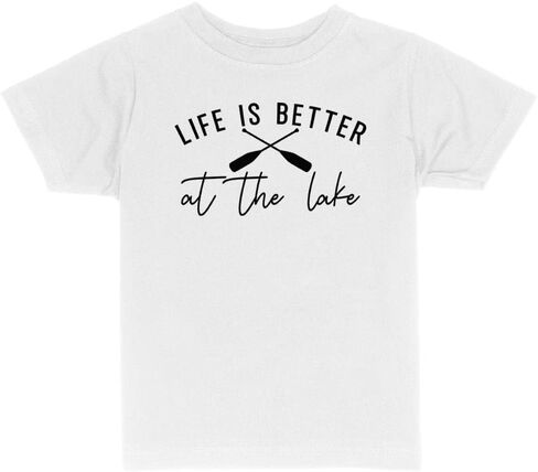 Lake Life is Better Toddler Kids T-Shirt in Saudi Arabia