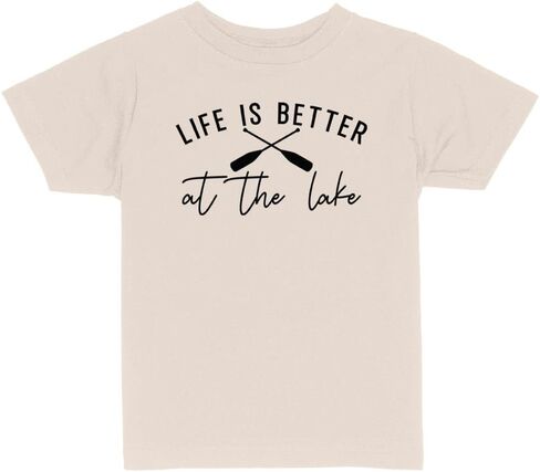Lake Life is Better Toddler Kids T-Shirt in Saudi Arabia
