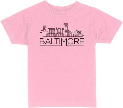 تي شيرت للأطفال الصغار من Skyline Baltimore Maryland in Kuwait