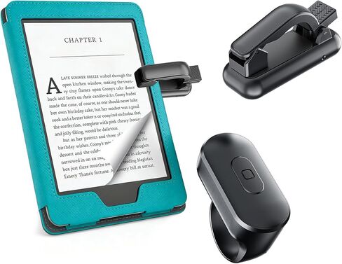 Page Turner Ring Remote for Kobo Kindle Paperwhite Colorsoft Scrible, eReader Accessory, Clicker Gifts for iPad Readers, Accessory for Kindle Lovers, Bed Reading Plastic Case-Friendly Silent in Saudi Arabia