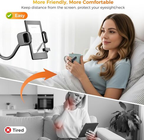 Page Turner Ring Remote for Kobo Kindle Paperwhite Colorsoft Scrible, eReader Accessory, Clicker Gifts for iPad Readers, Accessory for Kindle Lovers, Bed Reading Plastic Case-Friendly Silent in Saudi Arabia