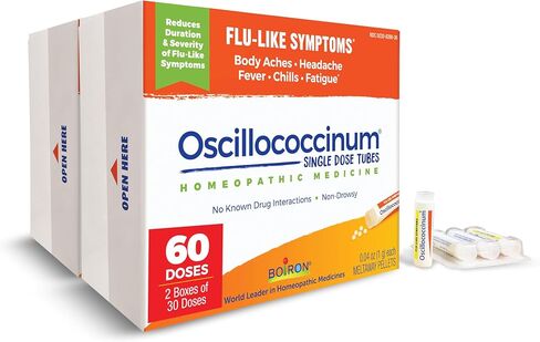 Boiron - Oscillococcinum Quick-Dissolving Pellets for Flu-Like Symptoms - 6 Dose(s) in Saudi Arabia