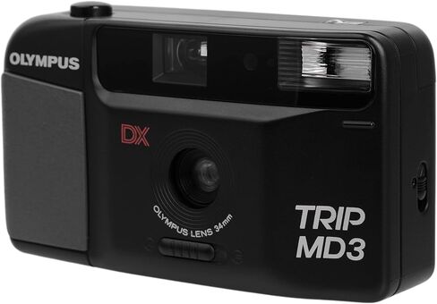 Olympus Trip MD3 35mm Point & Shoot Film Camera – Auto Flash, Fixed Focus Lens, Compact Vintage Camera (Renewed) in Kuwait