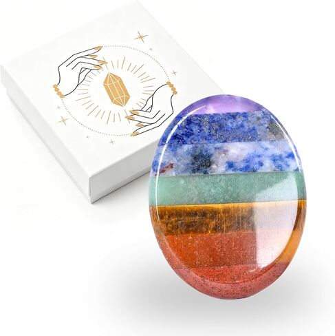 Wemeki Crystal Heart Stone 2PCS, Worry Stones for Anxiety, Heart Love Stone, Puffy Heart Pocket Polished Stone, Gemstone Hearts, Chakra Heart Stones for Valentine's Day Gift, Chakra Balancing 1.2" in Saudi Arabia