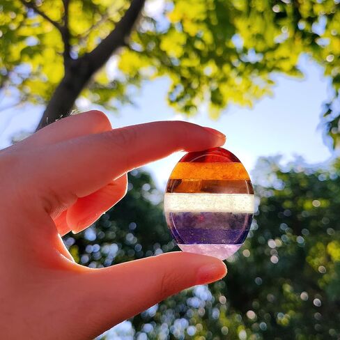 Wemeki Crystal Heart Stone 2PCS, Worry Stones for Anxiety, Heart Love Stone, Puffy Heart Pocket Polished Stone, Gemstone Hearts, Chakra Heart Stones for Valentine's Day Gift, Chakra Balancing 1.2" in Saudi Arabia