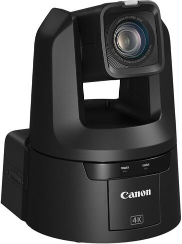 Canon CR-N500 4K NDI PTZ Camera with 15x Optical Zoom Bundle (Black) (2-Pack) | UHD Video, NDI|HX, IP Streaming & Smooth Pan/Tilt Control | Great for Broadcast & Live Events (4839C001) + 2X 32GB Card in Kuwait