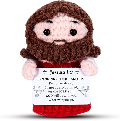 First Communion Gifts for Girls Boys Women Men 2026 Baptism Confirmation First Communion Gifts for Teenage Girls Boys Women Men Jesus Emotional Support Crochet Religious Christian Gift for Faith Her in Kuwait