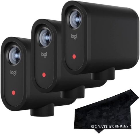 Mevo Start 3-Pack Wireless Live Streaming Cameras, for Multi-Camera HD Video, App Control and Streaming via Smartphone or Wi-Fi and Signature Series Lens Cloth (Renewed) in Kuwait