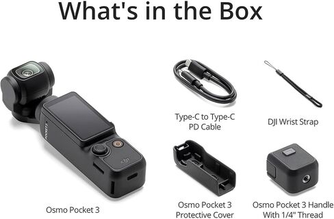 DJI Osmo Pocket 3 Capture More Combo, 1 CMOS 4K and 120fps Gimbal | 4K 120fps Video, 3-Axis Stabilization, 2' Rotatable Touchscreen, 1?? CMOS, Face Object Tracking in Saudi Arabia