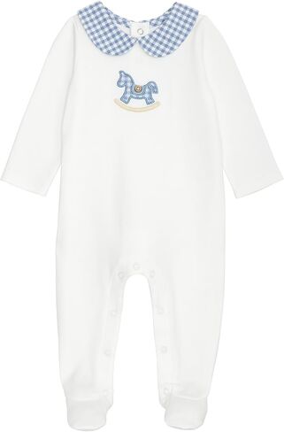 Mud Pie Baby Boy Blue Rocking Horse Sleeper in Kuwait
