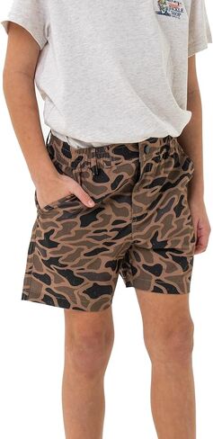 BURLEBO Youth Everyday Shorts – Lightweight Stretch Shorts with Pockets and Adjustable Waistband in Kuwait