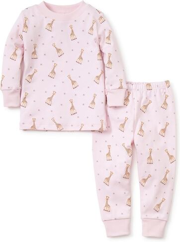 kissy kissy Baby Boys and Girls 100% Pima Cotton Sophie La Girafe Print Pajama Set, 12 Months to 2 Years in Kuwait