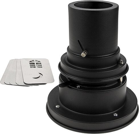 مرفق عرض الصور Fotodiox Universal GOBO لأضواء LED مع حامل GOBO مدمج وفتحة قزحية - متوافق مع مصابيح Profoto Bayonet (Profoto، PopSpot Ultra والمزيد) in Kuwait