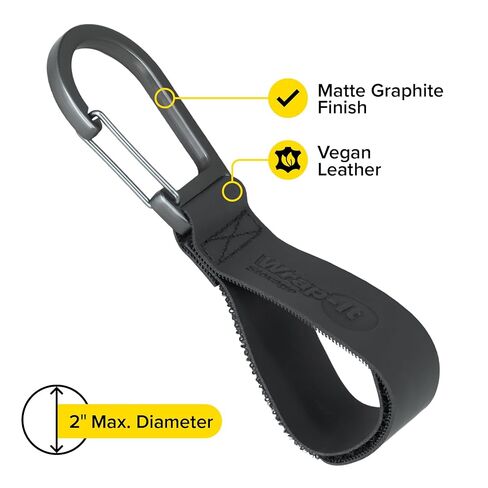Wrap-It Storage Stroll Strap - 2 Pack - Hook and Loop Stroller Accessories Straps with Hooks for Diaper Bags and Golf Push Cart Accessories or Luggage Hook Clip Hanger in Kuwait