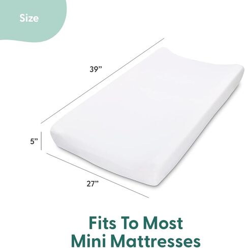 The Peanutshell 3 Pack and Play Mattress Sheets, Celestial Mini Crib Sheets Fitted, Pack N Play Sheets for Graco, Dream on Me, Playpen Mattress Pad, Playard Baby Crib Sheets, Gender Neutral, Boy, Girl in Kuwait