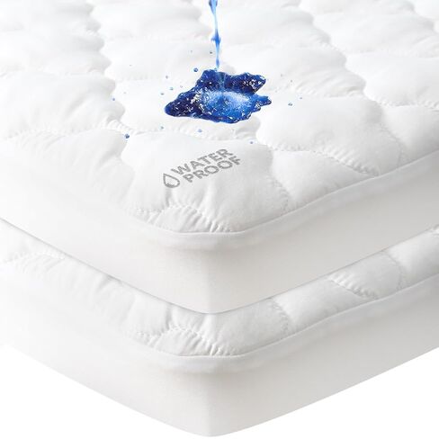 Moonsea Waterproof Pack and Play Sheets Compatible with 4moms Breeze Plus Playard & Breeze GO Playard, Pack and Play Mattress Pad, White, 2 Pack in Kuwait