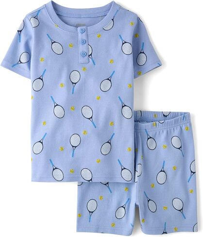 Gymboree Baby Boys' And Toddler 100% Cotton Short Sleeve Top and Shorts, Gymmies Pajama Set in Saudi Arabia
